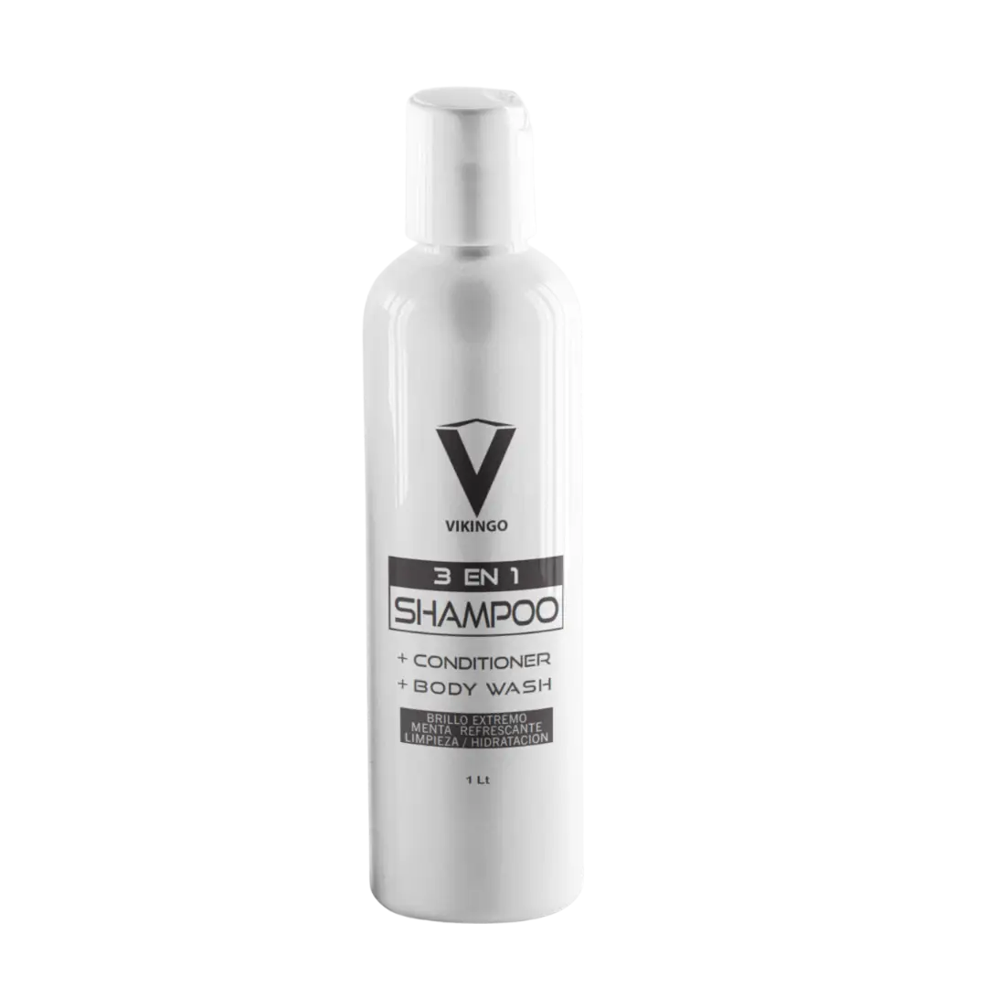 Shampoo 3 en 1 con menta refrescante