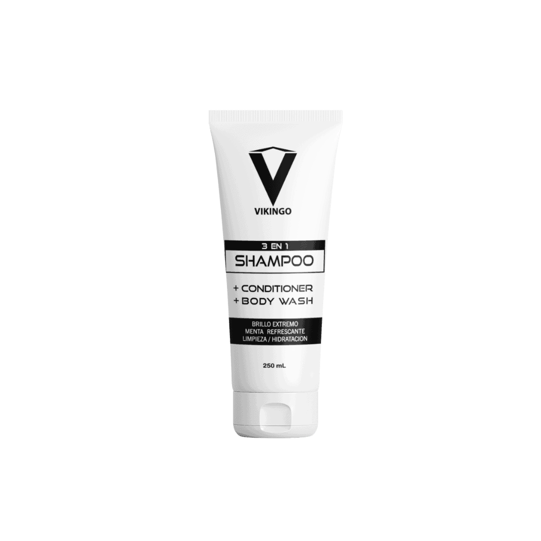 Shampoo 3 en 1 con menta refrescante