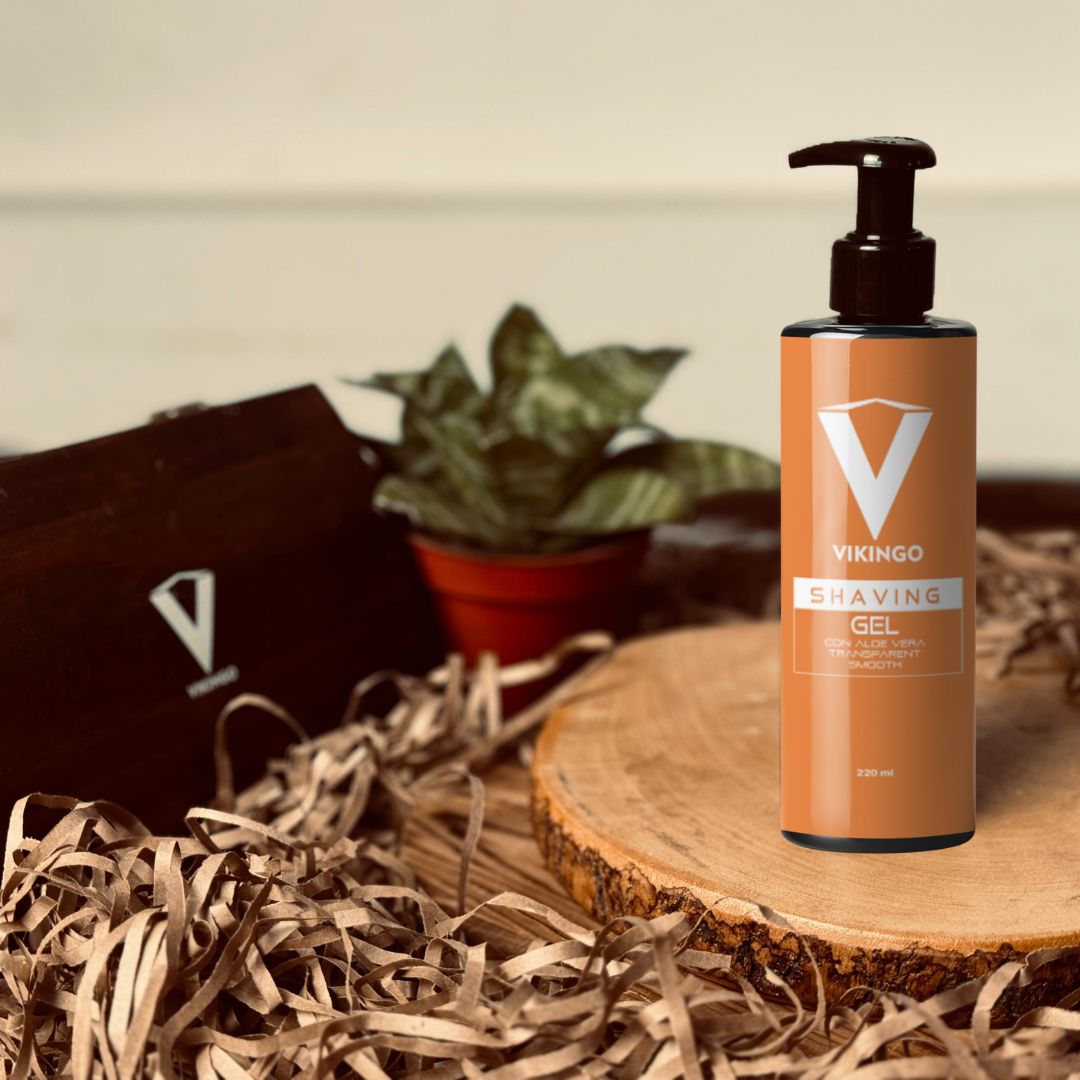 Shaving gel con aloe vera Vikingo