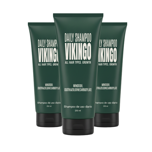Pack de 3 meses - Shampoo con Minoxidil para fortalecer el cabello