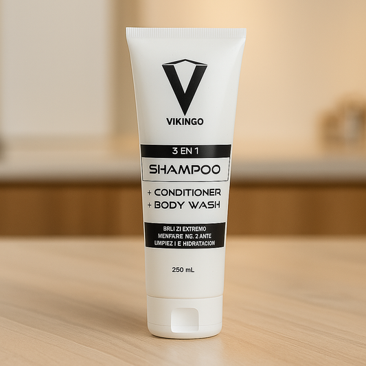 Shampoo 3 en 1 con menta refrescante