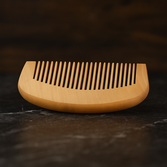 Peine de Madera Antiestático para Barba y Bigote