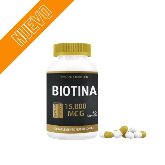 Biotina Vikingo de 15,000 mcg